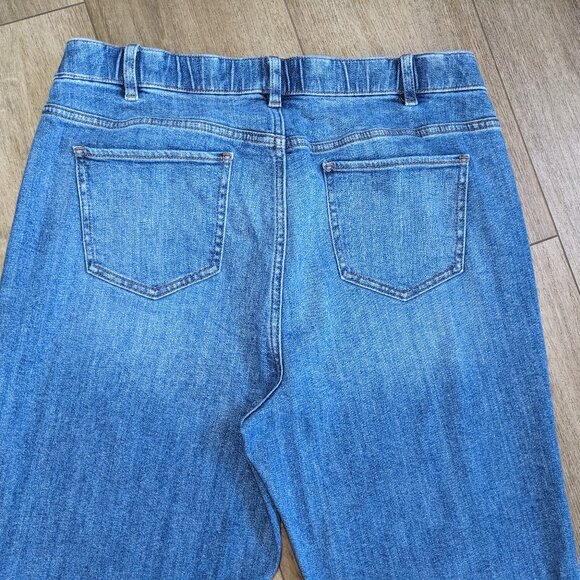 J Jill Jeans Women Size 16P Blue Relaxed Boyfriend Stretch Basic Classic Casual - Picture 8 of 8
